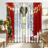 Digital Printed Christmas Curtains - My Store