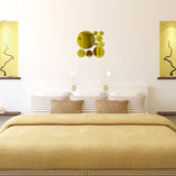 Acrylic 3D Home Decoration Mirror Wall Stickers TV Background Stereo DIY Round Stickers - My Store