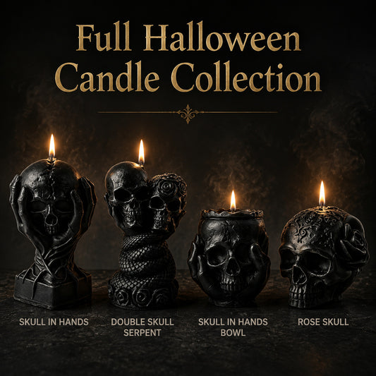 Halloween Skull-Shape Candle Aromatherapy Candle Ornament - My Store