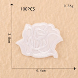 Computer Embroidery Black And White Roses Hotel Bed Sheets - My Store