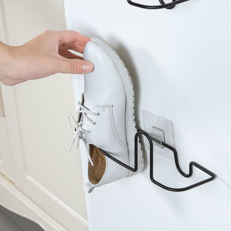 Shoe Rack Hanging Rack Adhesive Wall Hanging Shoe Rack Stereo Wall - My Store