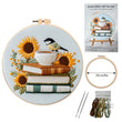 New Embroidery Bird Sunflower Series Material Package - My Store