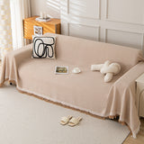 Sofa Towel Full Cover Cloth Ins Cream Style Cotton Yarn Camping Rugs Sofa Cushion Cover Towel - My Store