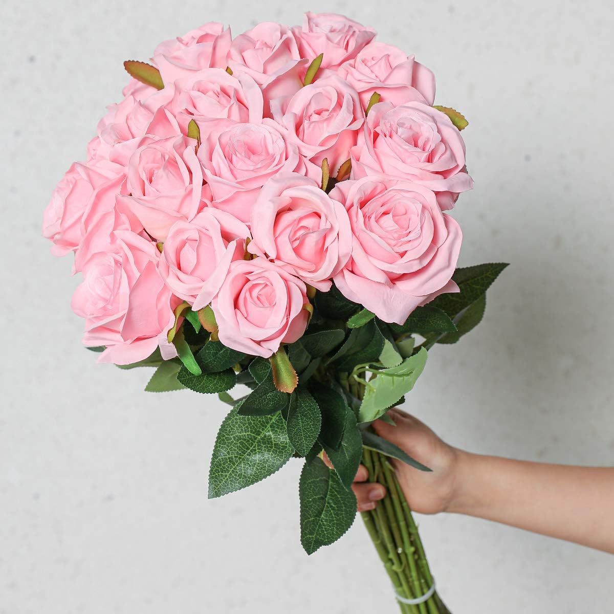 Artificial Rose Single Raw Silk Fake Flower Artificial Flowers - My Store