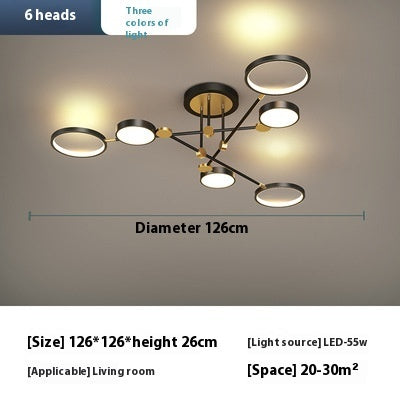 Led Lighting Chandelier Living Room Bedroom Lamps - My Store