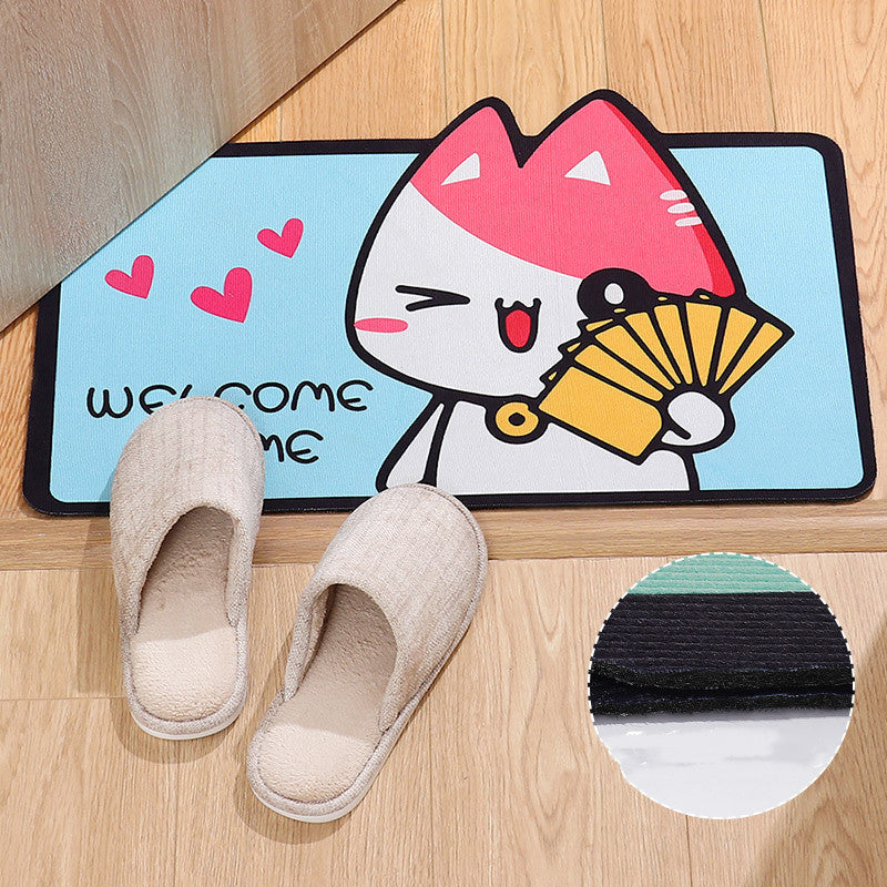 Cartoon Welcome Entrance Doormats Carpets Rugs For Home Bath - My Store