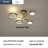 Led Lighting Chandelier Living Room Bedroom Lamps - My Store