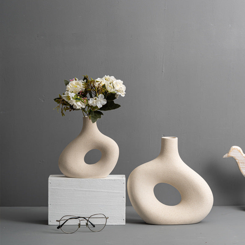 Living Room Display Cabinet Decorative Ornaments Ceramic Vases - My Store