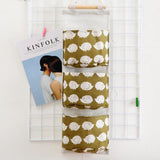 Wall-mounted Three-pocket Storage Hanging Bag Wall Hanging Mobile Phone Hanging Students - My Store