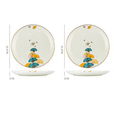 Dinner Plates Ceramic Steak Plate Web Porcelain - My Store