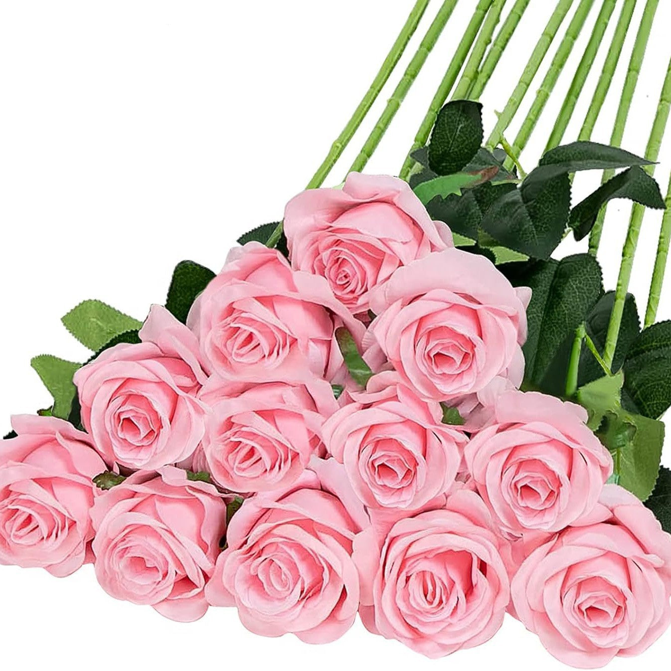 Artificial Rose Single Raw Silk Fake Flower Artificial Flowers - My Store