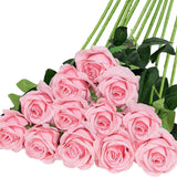 Artificial Rose Single Raw Silk Fake Flower Artificial Flowers - My Store