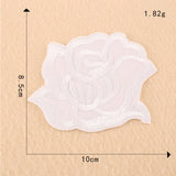 Computer Embroidery Black And White Roses Hotel Bed Sheets - My Store