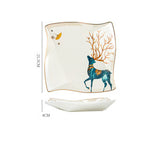 Dinner Plates Ceramic Steak Plate Web Porcelain - My Store