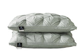 A Pair Of Feather Pillows And White Goose Single Neck Guards - My Store
