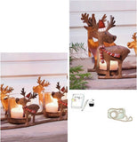 Decoration Shooting Candle Elk Pulling Car Candle Cup - My Store