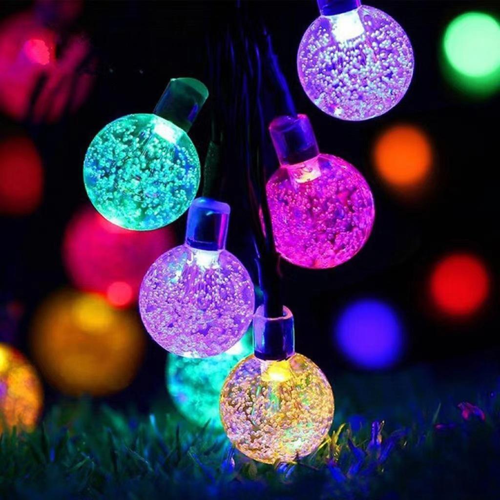Christmas LED Solar-Powered Patio Light String - My Store