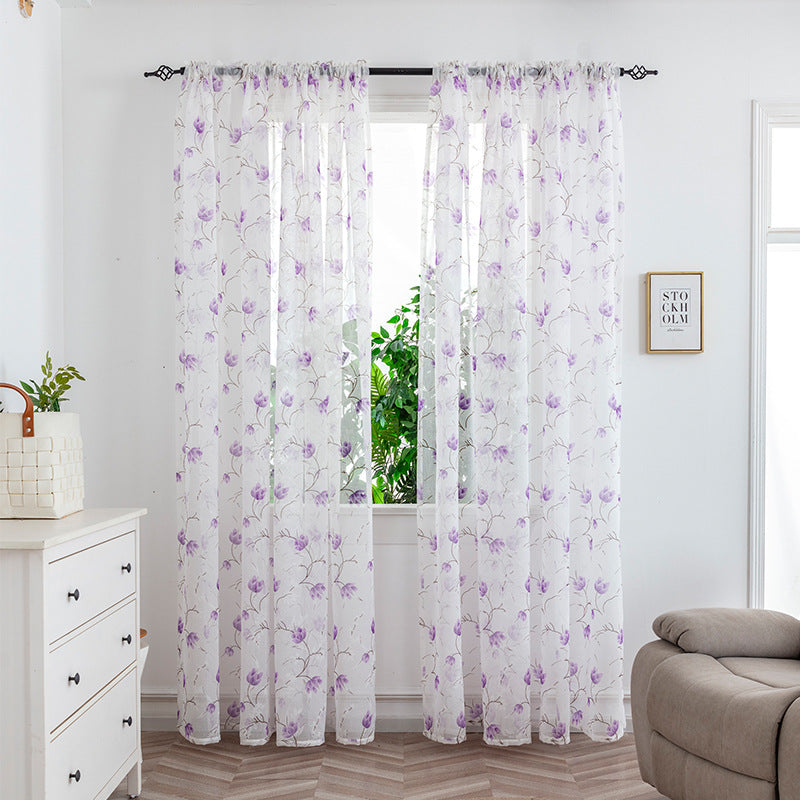 Mesh Curtains Bedroom Light Transmission Decorative Curtain - My Store