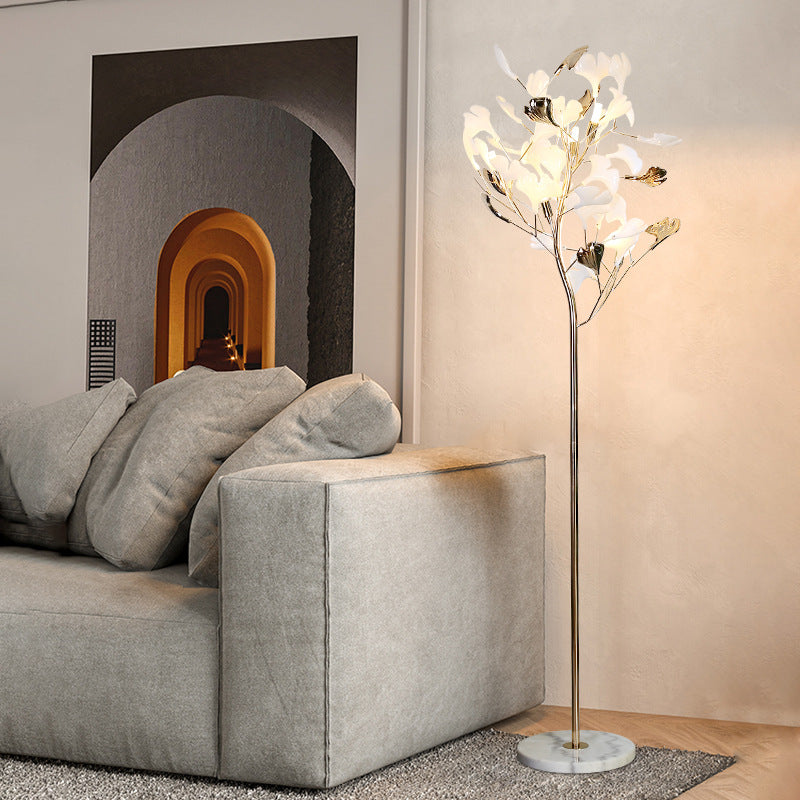 Ginkgo Leaf Floor Lamp Living Room Bedroom Decorative Lamp - My Store