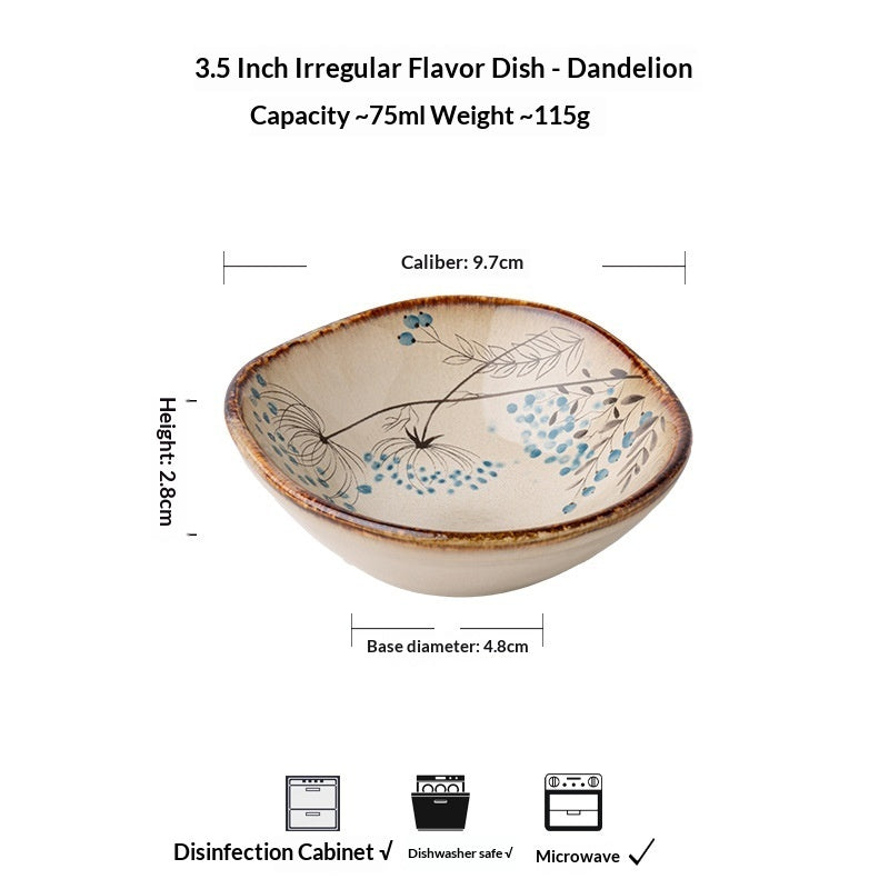 Household Tableware Ceramic Bowls And Plates - My Store
