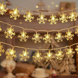 Christmas LED Solar-Powered Patio Light String - My Store