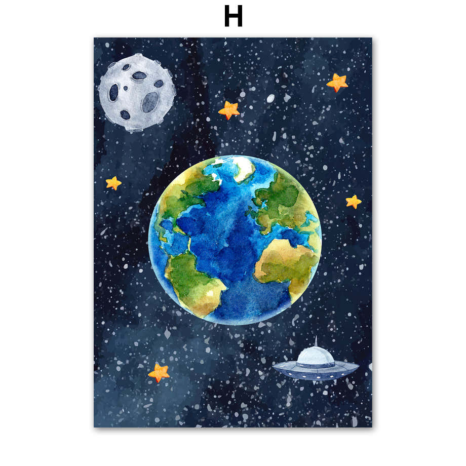 Astronaut Wall Art Canvas Painting - My Store