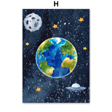 Astronaut Wall Art Canvas Painting - My Store