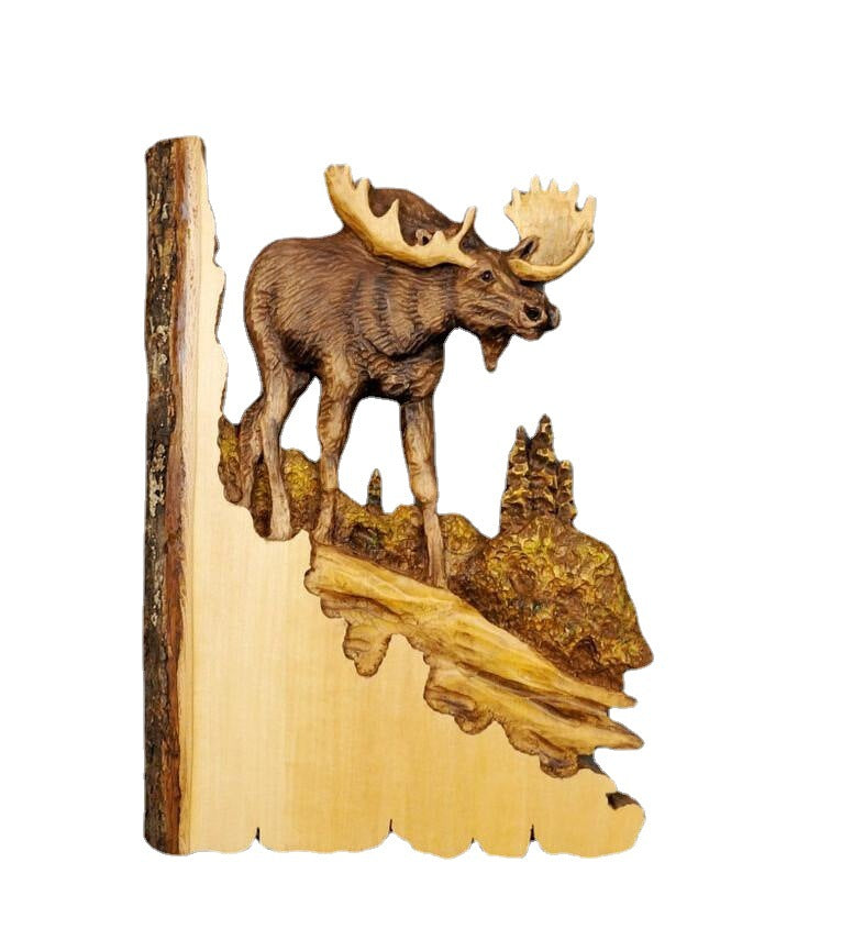 Animal Carving Crafts Hanging Ornaments Wall Hanging - My Store