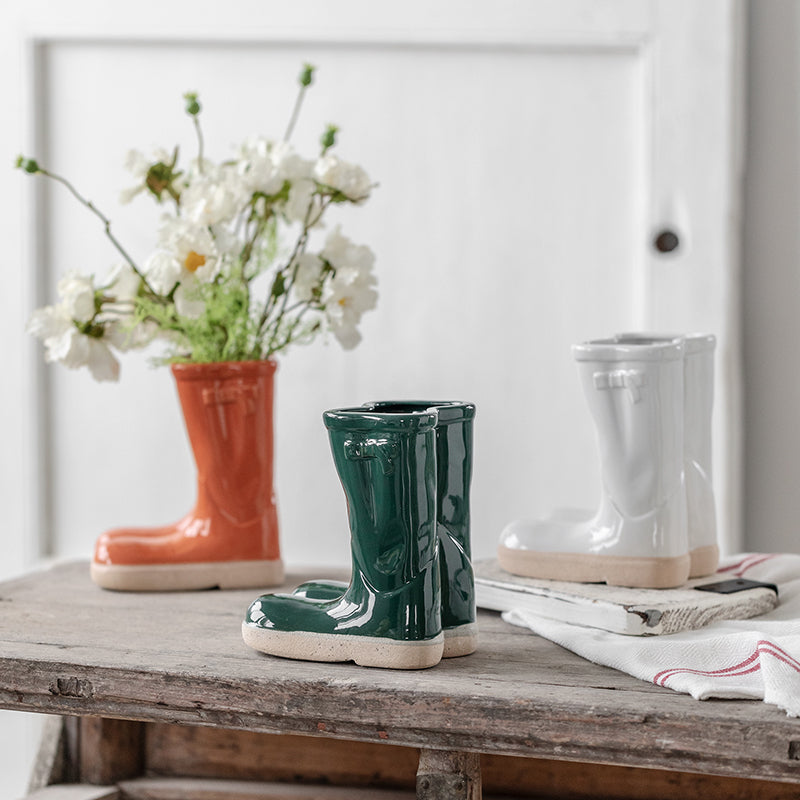 Ceramic Flowerpots And Vases Creative Simple Potted Ornaments - My Store