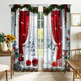 Digital Printed Christmas Curtains - My Store