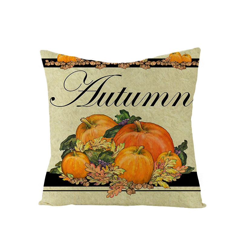 Linen Cushion Office Sofa Cushion Cover - My Store