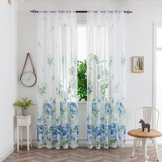 Mesh Curtains Bedroom Light Transmission Decorative Curtain - My Store