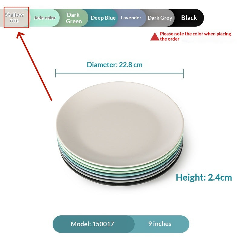 Creative Commercial Plastic Round Dinner Plates - My Store