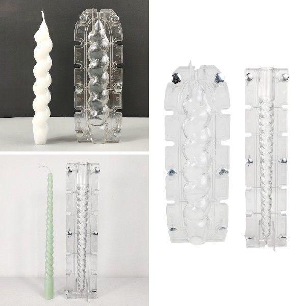 Plastic Candle Mold for Candle Making - Taper Candle Mould - My Store