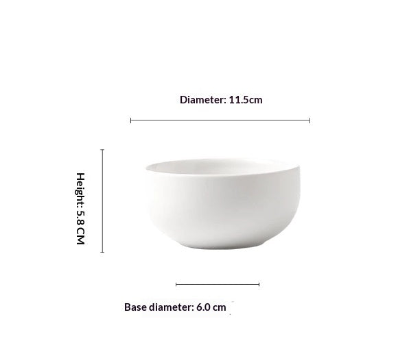 Nordic Matte Ceramic Plates Soup Bowls - My Store