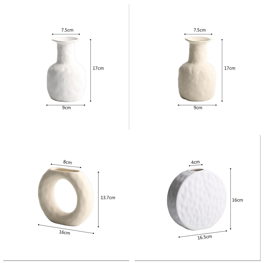 Scandinavian Style Simple Primitive Ceramics Vases Ornaments - My Store