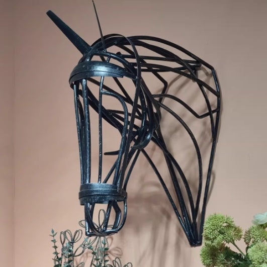 Metal Wall Hanging Wall Decor Animal Head Iron Wall Art - My Store