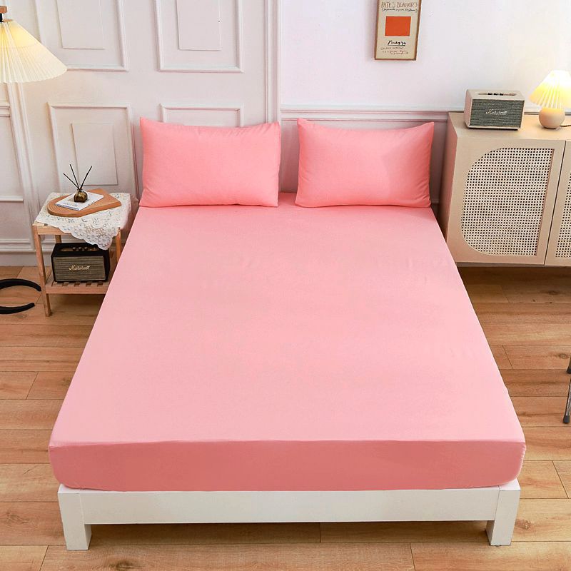 Students Cotton Bed Sheets Fitted Sheet Pillow Case - My Store