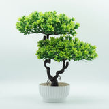 Potted Table Decoration With Artificial Flowers - My Store