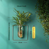 Vase Decoration Wall-mounted Hydroponic Flowerpot Hanging Wall Hanging - My Store