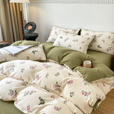 Four-piece Bed Set Jacquard Quilt Cover Sheets - My Store