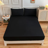 Students Cotton Bed Sheets Fitted Sheet Pillow Case - My Store