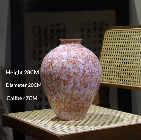 Ceramic Vase Ornament With Artificial Flowers - My Store