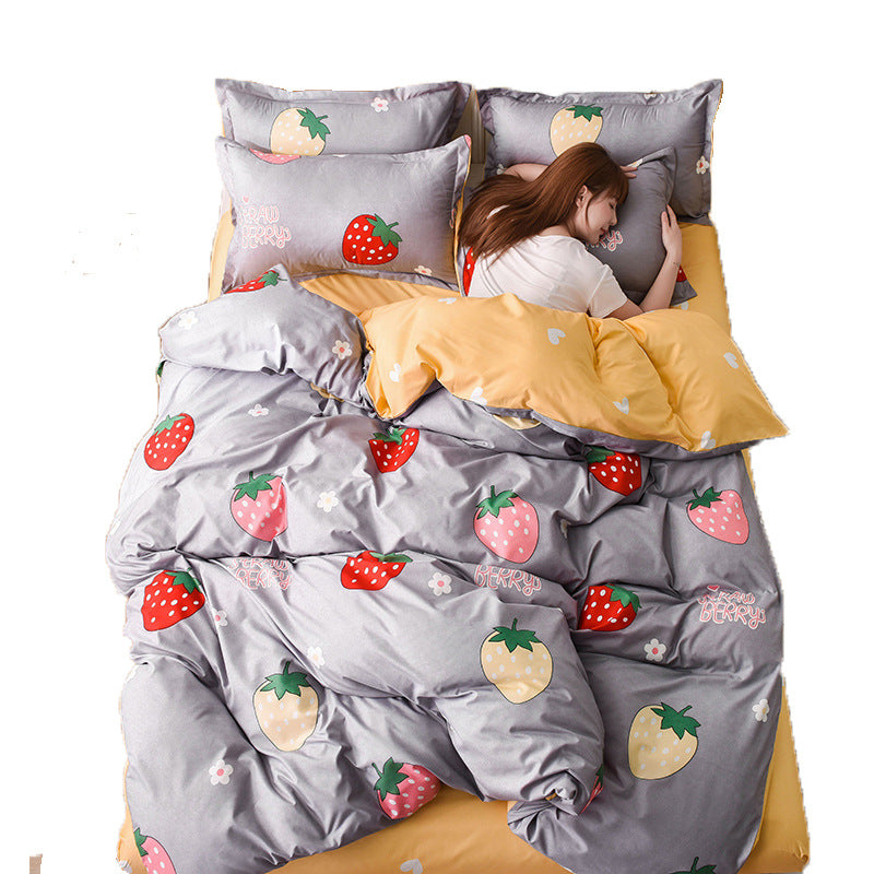 Four-piece Set Of Bed Sheets, Home Textile Manufacturers Wholesale Bedding - My Store
