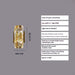 200mm Gold