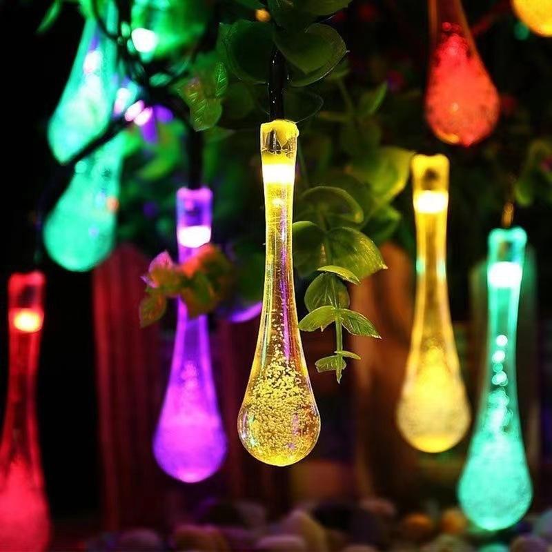 Christmas LED Solar-Powered Patio Light String - My Store
