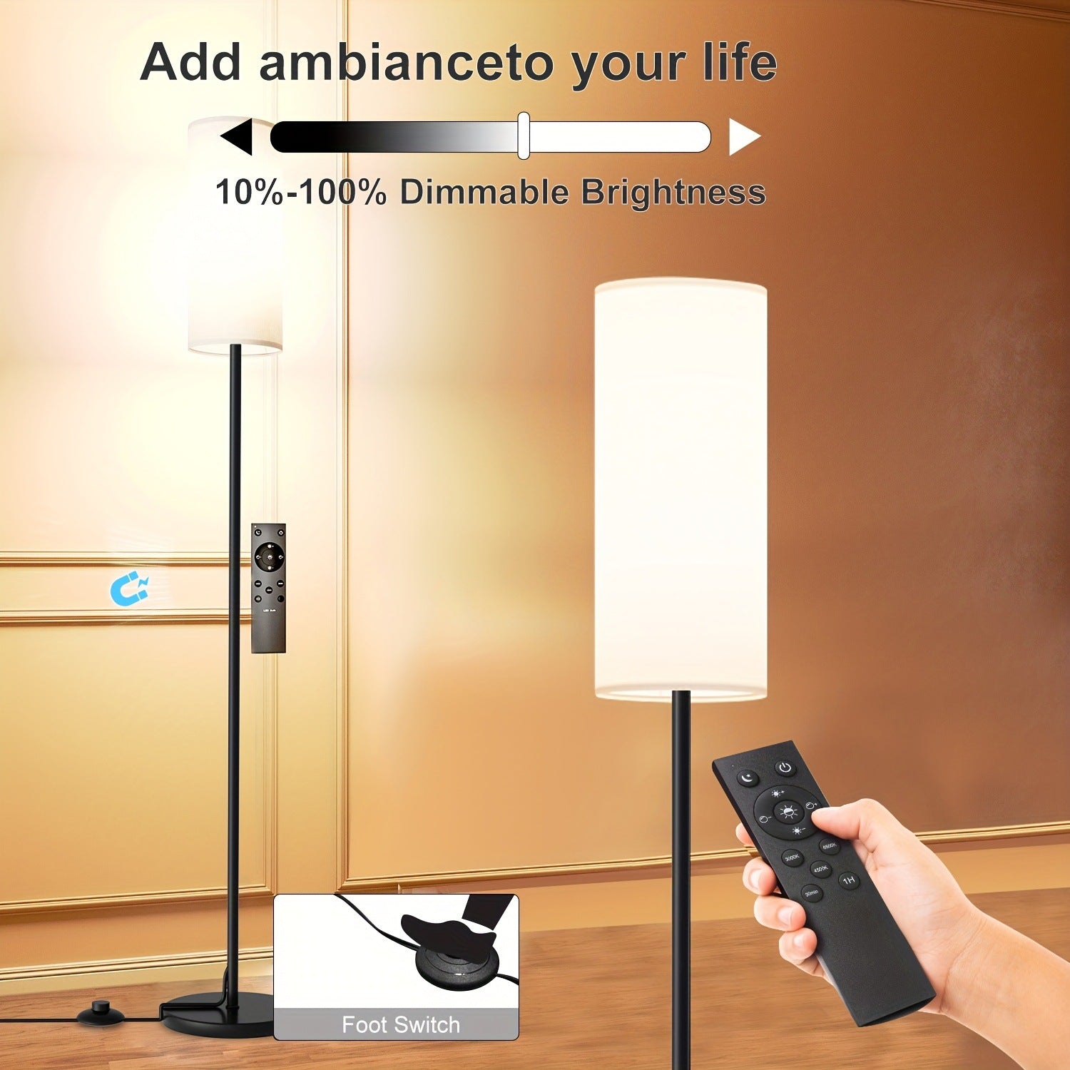 Simple LED Floor Lamp Living Room Bedroom Floor Lamp - My Store