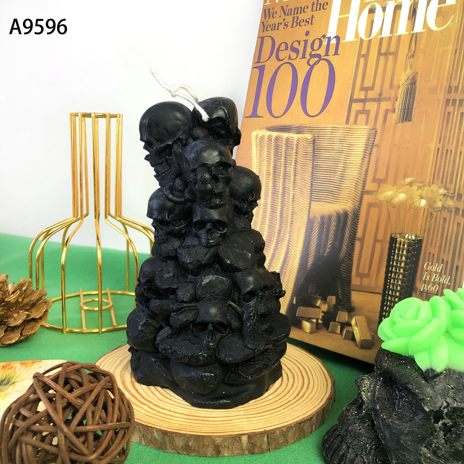 Skull Candle Silicone Mold Candle Mould Three-dimensional Skull Head Candle Mould - My Store