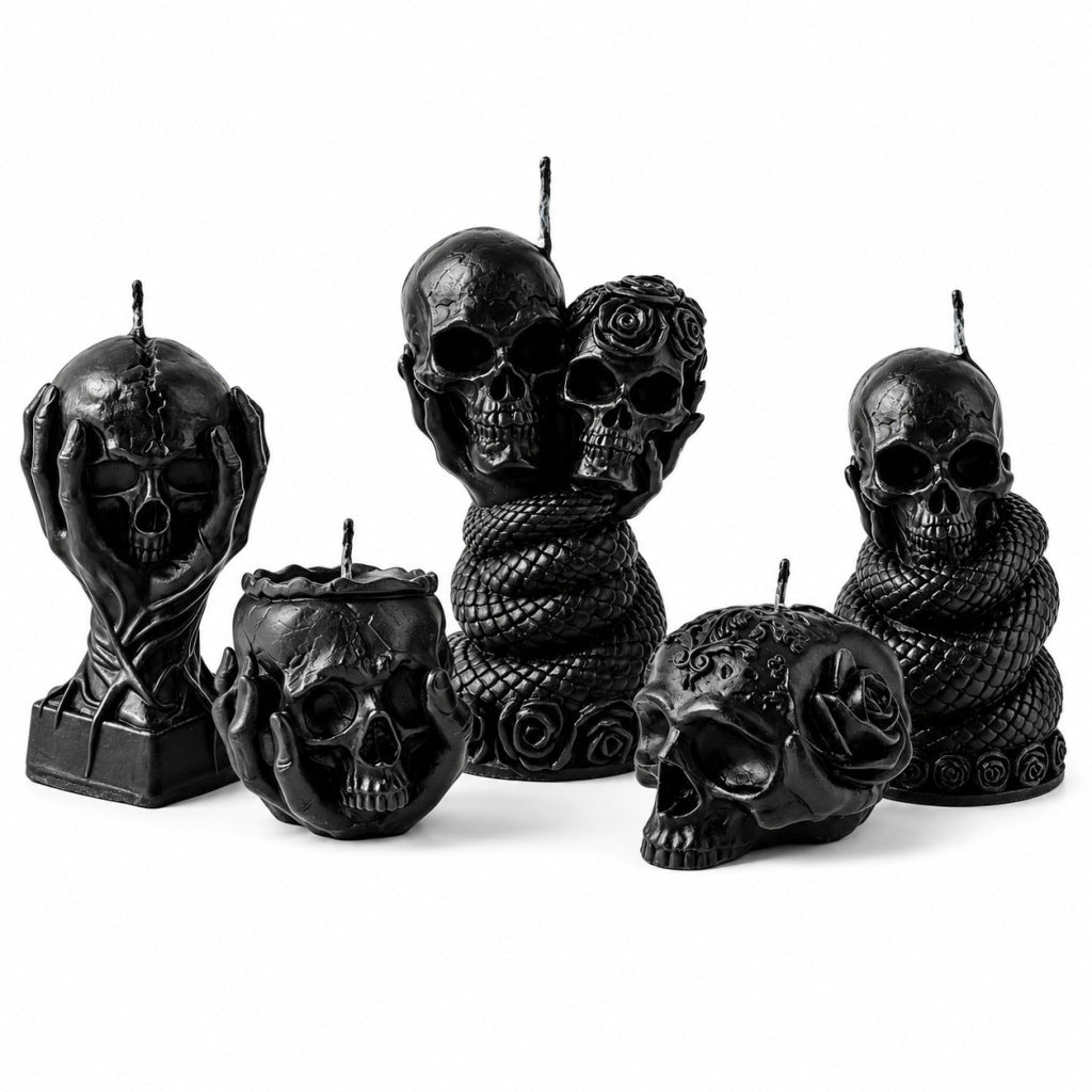 Halloween Skull-Shape Candle Aromatherapy Candle Ornament - My Store