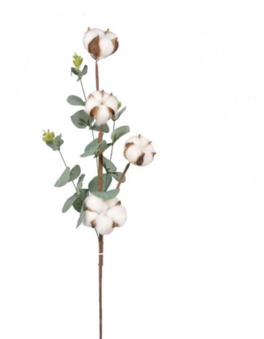 10 Natural Cotton Branch Artificial Flowers - My Store